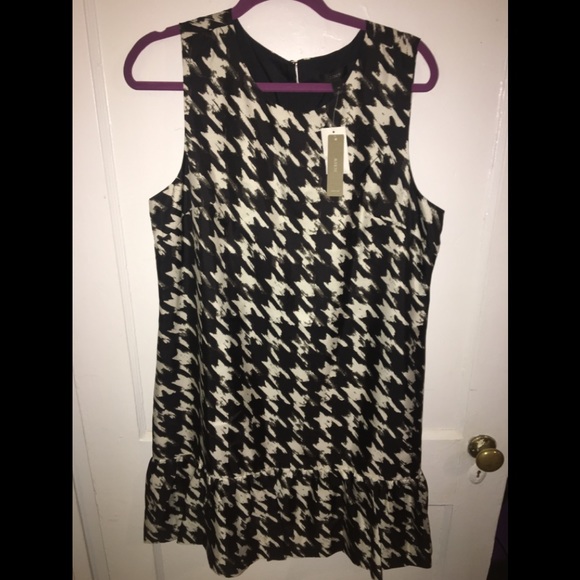 J. Crew Dresses & Skirts - JCrew retail houndstooth dress 14